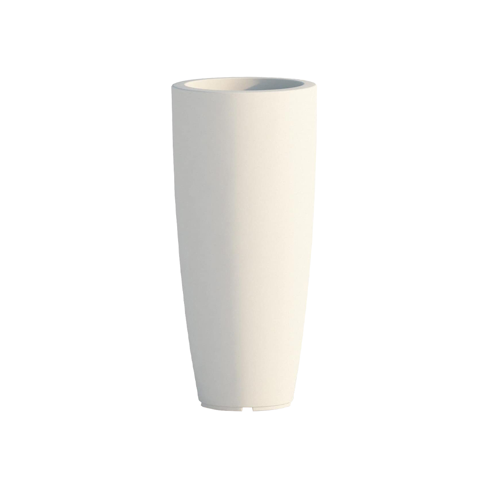 Vaso Quadro Stilo Round 40x90h cm FERLIVING - Bianco Ghiaccio